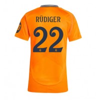 Zenski Nogometni Dres Real Madrid Antonio Rudiger #22 Gostujuci 2024-25 Kratak Rukav